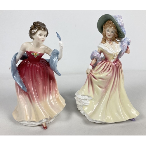 1135 - 2 boxed Royal Doulton ceramic figurines. Katie - HN3360, modelled by Valerie Annand together with Am... 