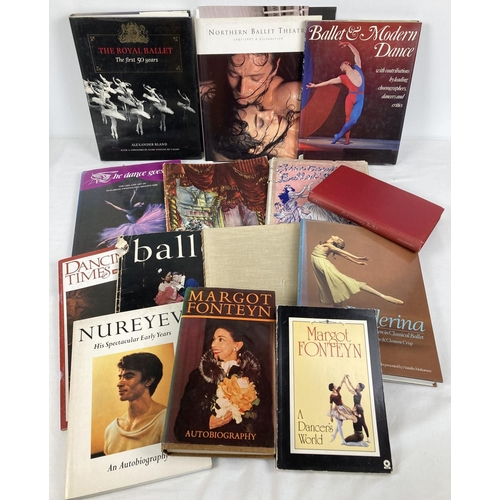 1210 - 2 signed books relating to ballet. 