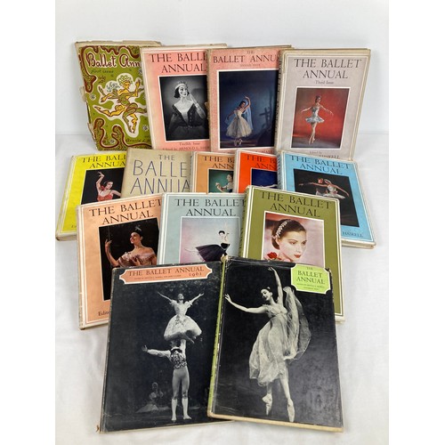 1212 - 14 issues of The Ballet Annual, Printed by A & C Black, dating from 1947-1961. Issues 1-12, 14 and 1... 