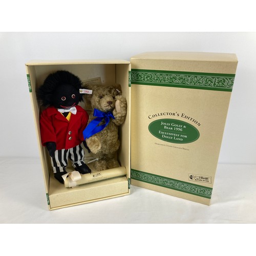 1236A - Steiff Jolly Golly & Bear 1996 Ltd Edition boxed Collectors set. Limited to 1,500 pieces and made ex... 