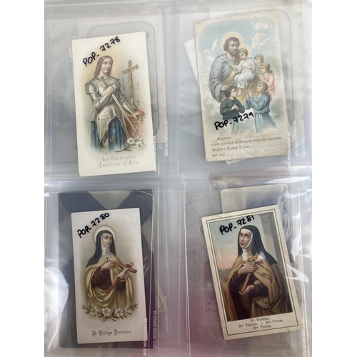 159 - A collection of approx. 55 assorted Edwardian & vintage European Communion cards.