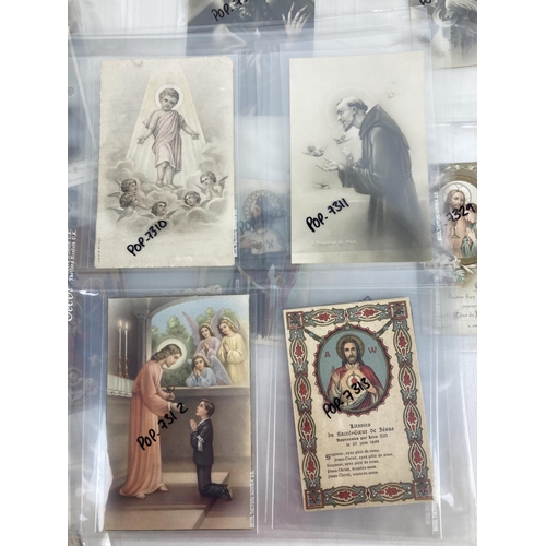 159 - A collection of approx. 55 assorted Edwardian & vintage European Communion cards.