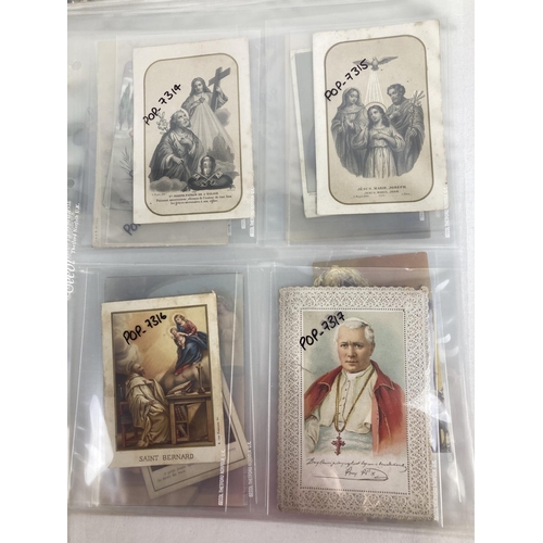 159 - A collection of approx. 55 assorted Edwardian & vintage European Communion cards.