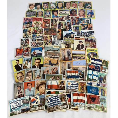 171 - A collection of assorted vintage A&BC Chewing gum cards. To include: Flags of the World (larger & sm... 