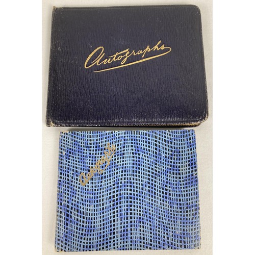 178 - 2 1930's autograph albums containing a number of signatures from the stage performers of the day. To... 