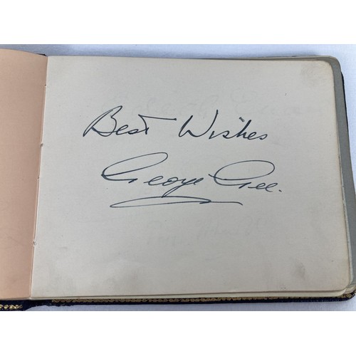 178 - 2 1930's autograph albums containing a number of signatures from the stage performers of the day. To... 