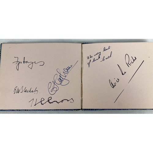 178 - 2 1930's autograph albums containing a number of signatures from the stage performers of the day. To... 