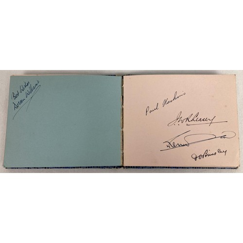 178 - 2 1930's autograph albums containing a number of signatures from the stage performers of the day. To... 