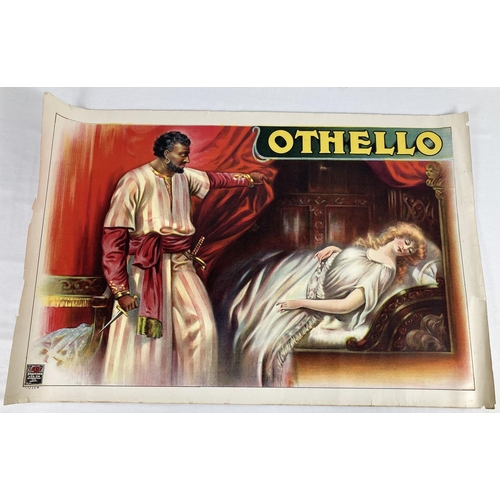 179 - A 1920's Theatre poster for the production of Othello, by Stafford & Co. Featuring Othello, dagger i... 