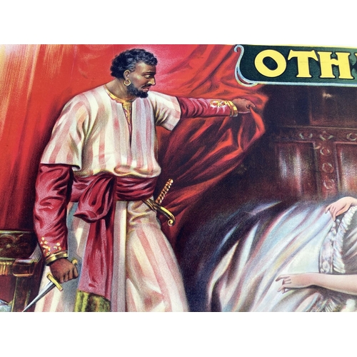 179 - A 1920's Theatre poster for the production of Othello, by Stafford & Co. Featuring Othello, dagger i... 