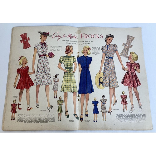 183 - A Spring-Summer 1940 copy of Leach Way Catalogue Of Fashions. Complete with pattern. Full colour cen... 