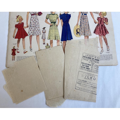 183 - A Spring-Summer 1940 copy of Leach Way Catalogue Of Fashions. Complete with pattern. Full colour cen... 