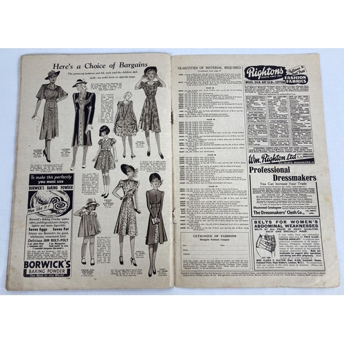 183 - A Spring-Summer 1940 copy of Leach Way Catalogue Of Fashions. Complete with pattern. Full colour cen... 