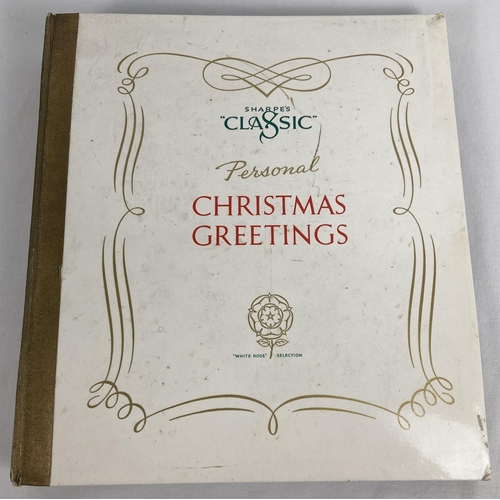 188 - A vintage 1961 Sharpe's Classic Personal Christmas Greetings 