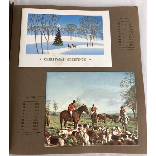 188 - A vintage 1961 Sharpe's Classic Personal Christmas Greetings 