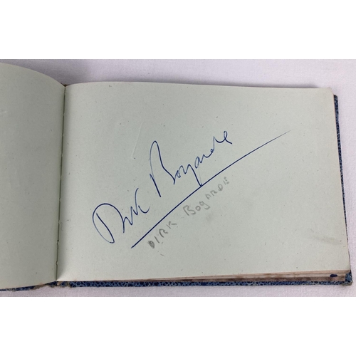 180 - A vintage autograph book containing several autographs from early actors and actresses. Autographs t... 