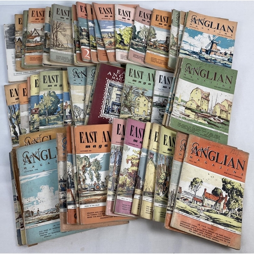 252 - A collection of 55 assorted East Anglian Magazines, dating from the 1950's & 60's.