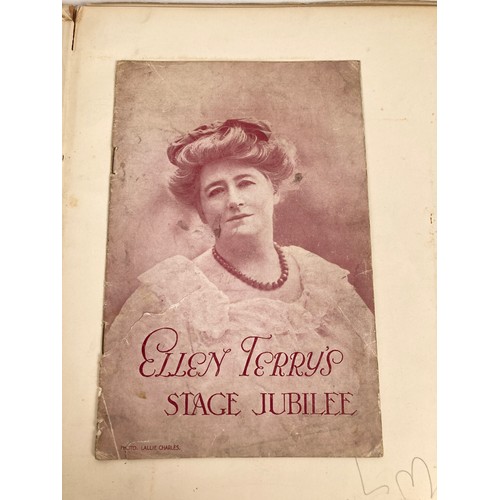 174 - A Theatre Royal Drury Lane souvenir programme for the 50 year stage jubilee of Ellen Terry. Dated Ju... 