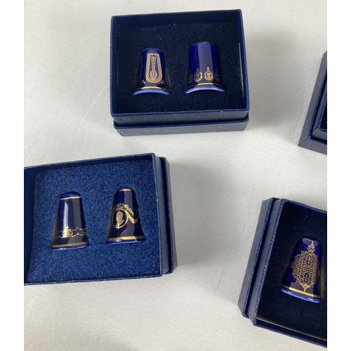 1282 - The Royal Romonov Thimble Collection - 24 boxed limited edition ceramic thimbles from Mayfair Editio... 