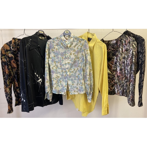 259 - 6 assorted women's vintage blouses, tops and jackets in varying designs. To include Triumph of Calif... 