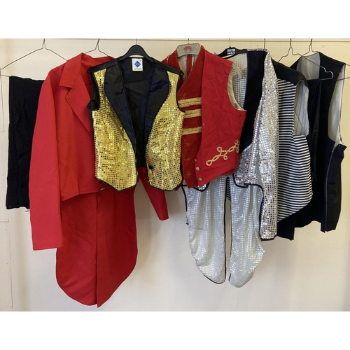 83 - A collection of assorted circus and ringmaster theatre costume items.