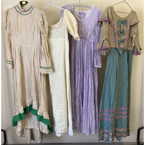 90 - 4 period style vintage theatre costume dresses.