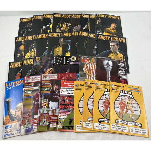 1271 - A collection of football programmes mostly from early 2002/2003 season. Clubs include Cambridge Unit... 