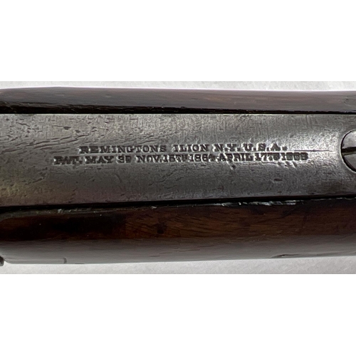 81 - An antique Remington 11 x 50R Egyptian Cal Rolling Block rifle, circa 1878, obsolete calibre. Variou... 