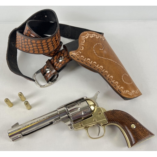 101 - A replica single action .45 Colt style revolver for re - enactment or theatre purposes. Complete wit... 