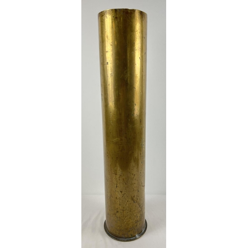 103 - A large WWI Imperial German, Polte Magdeburg Inert Artillery Shell case. Stamped to underside with m... 