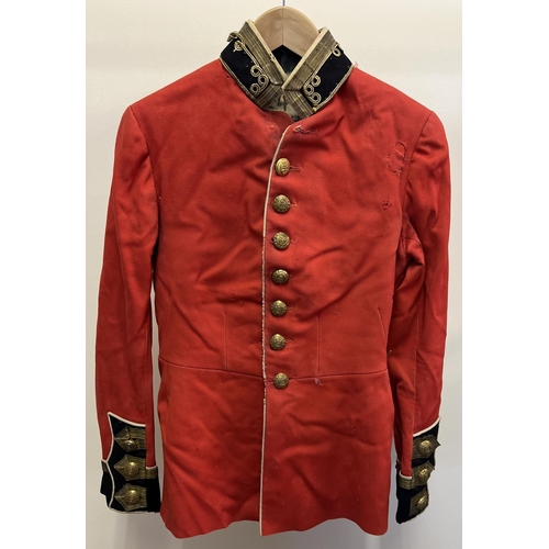 2 - A vintage Royal Marines red tunic with bullion thread detail and brass buttons. Royal Marines button... 