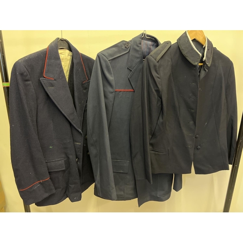 119 - 3 items of (GPO) General Post Office clothing. A matching wool jacket and waistcoat with red trim an... 