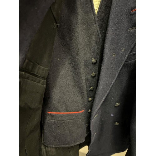 119 - 3 items of (GPO) General Post Office clothing. A matching wool jacket and waistcoat with red trim an... 