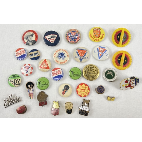 1261 - A collection of assorted vintage badges, some enamelled. To include: Watneys, Robertsons golly, Horl... 