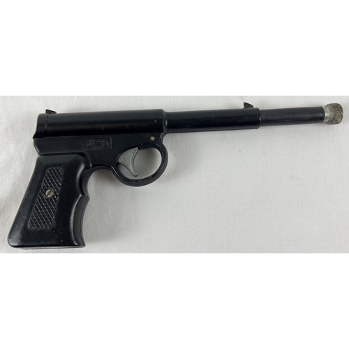 1151 - A vintage Gat air pistol By T. J. Harrington & Son. Pistol as been modified so is unable to fire. Id... 