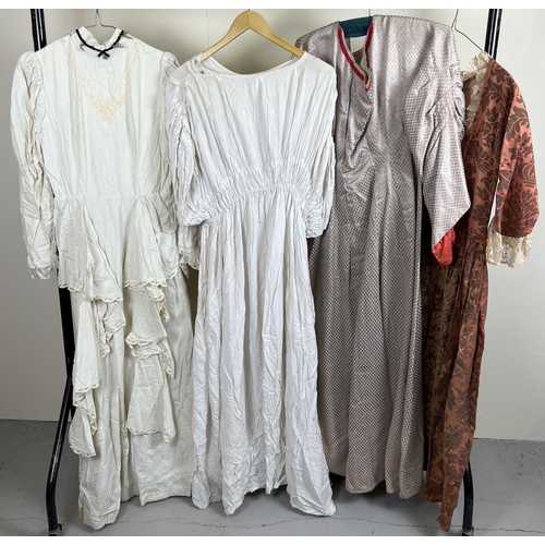 113 - 4 full length theatre costume period drama style dresses.