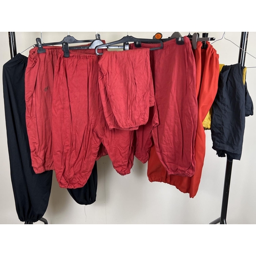 119 - 9 assorted pairs of theatre costume pantaloons.