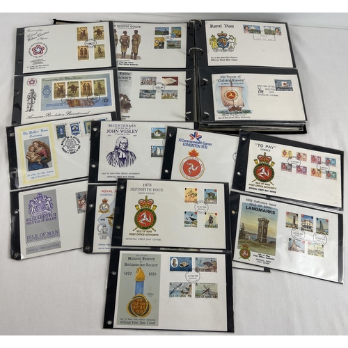 129 - An album of 80+ assorted vintage first day covers dating from the late 1960's to early 1980's. To in... 