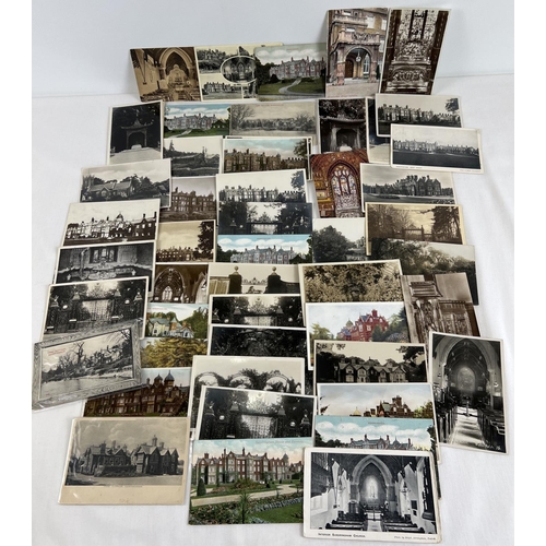 277 - 50 assorted Edwardian & vintage postcards from Sandringham, Norfolk. To include RP's.