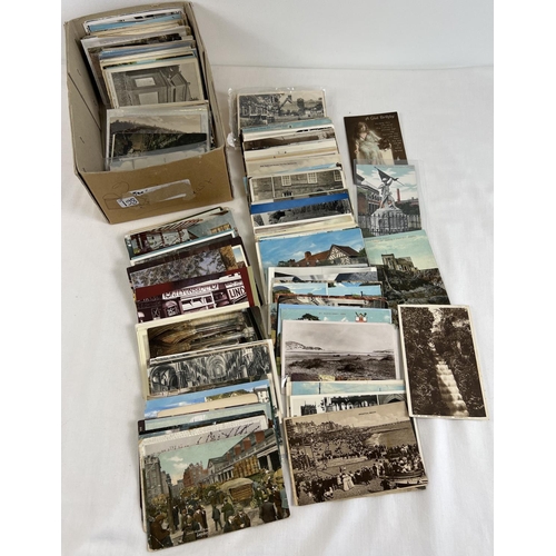 285 - Ex Dealers Stock - approx. 350 assorted Edwardian & vintage British postcards. To include RP's.