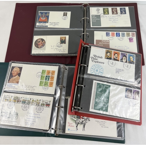 137 - 3 albums of 160+ assorted vintage First day covers, dating from the late 1960's. Through to the 1980... 