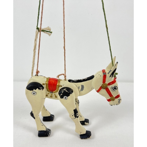 70 - A 1950's Moko diecast Muffin the Mule string puppet 