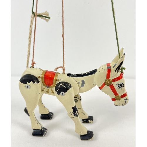 70 - A 1950's Moko diecast Muffin the Mule string puppet 
