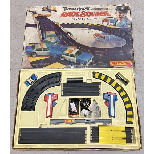 A vintage 1980's Matchbox Powertrack Race & Chase battery operated car ...