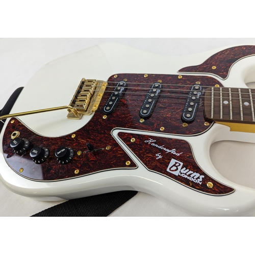 1275 - Burns Marquee Series Electric Guitar in Classic Hank Marvin White Colourway by Burns London. Featuri... 