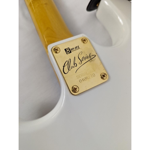 1275 - Burns Marquee Series Electric Guitar in Classic Hank Marvin White Colourway by Burns London. Featuri... 