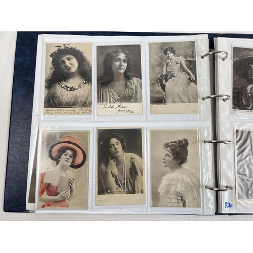 1267 - An album containing approx. 280 assorted vintage postcards. To include: British and overseas street ... 