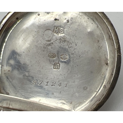 1167 - A vintage silver pocket watch by 