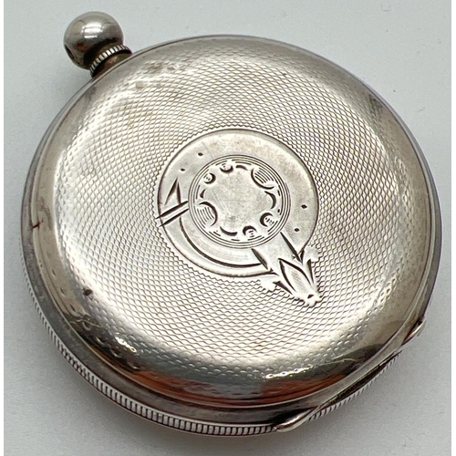 1167 - A vintage silver pocket watch by 