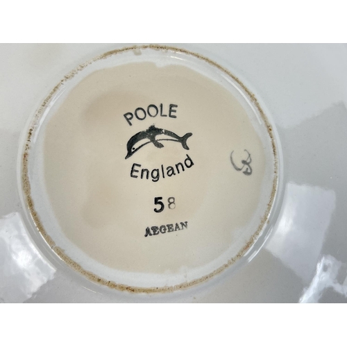 1272 - A large Poole Pottery 'Aegean' ceramic bowl in autumnal colours with oak leaf design. Approx. 34cm d... 